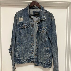 Distressed Blue Denim Jacket